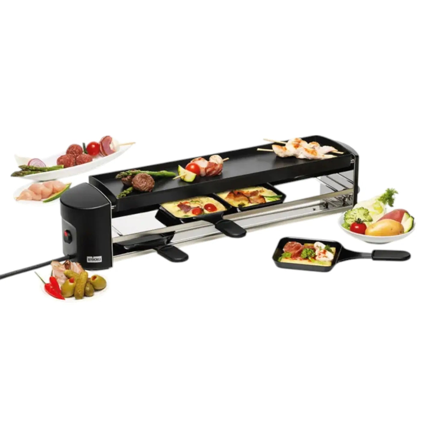 Stöckli Cheeseboard Raclette anthrazit