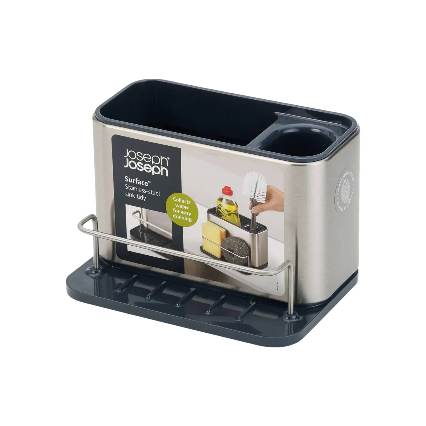 Joseph Joseph 85112 Surface - Ordungshelfer für die Spüle aus Edelstahl