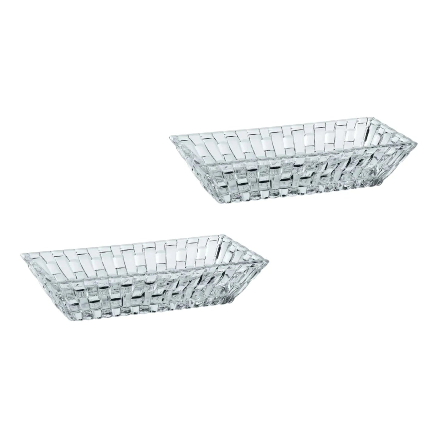 Nachtmann Bossa Nova 97783 SCHALE RECHTECKIG 17 CM SET/2