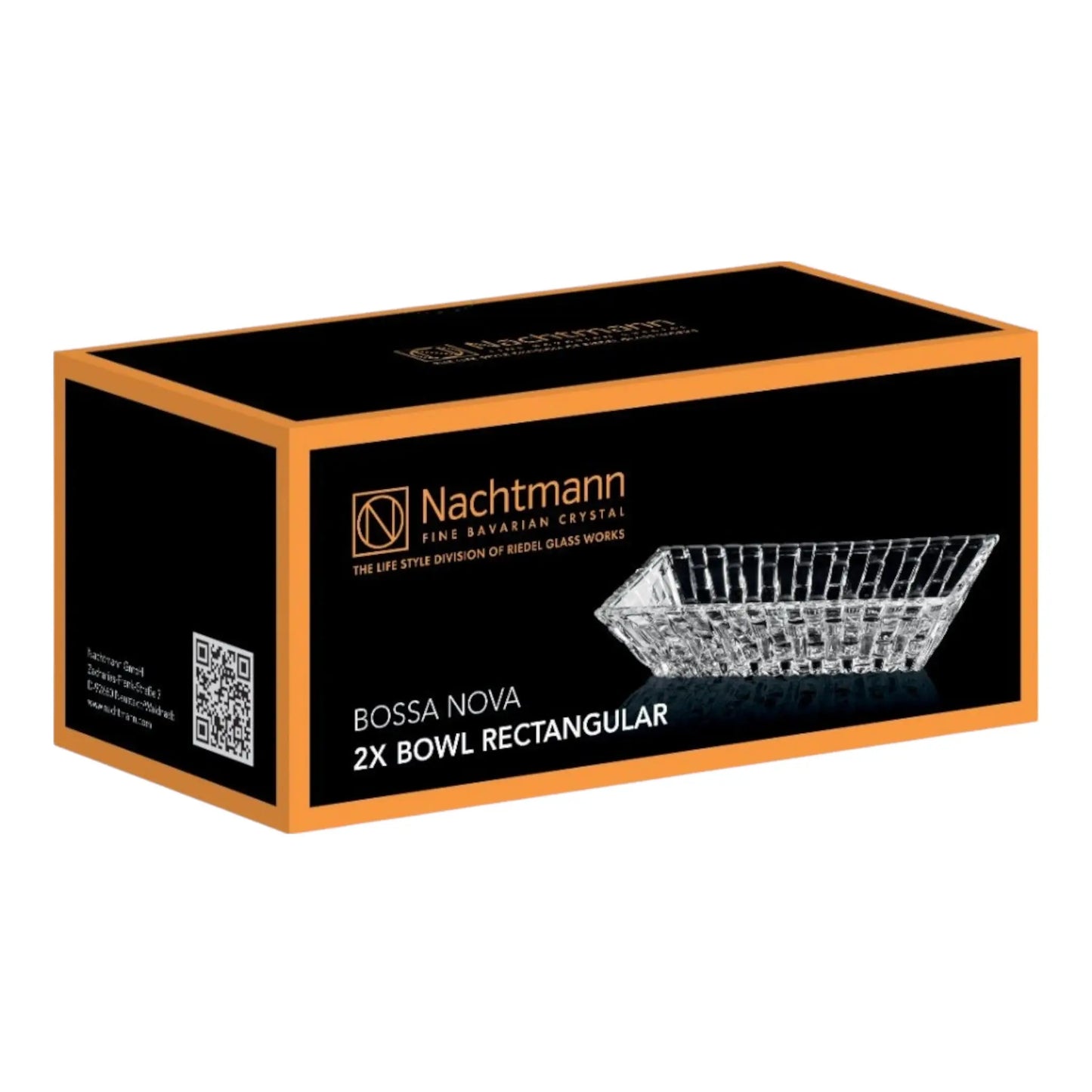 Nachtmann Bossa Nova 97783 SCHALE RECHTECKIG 17 CM SET/2