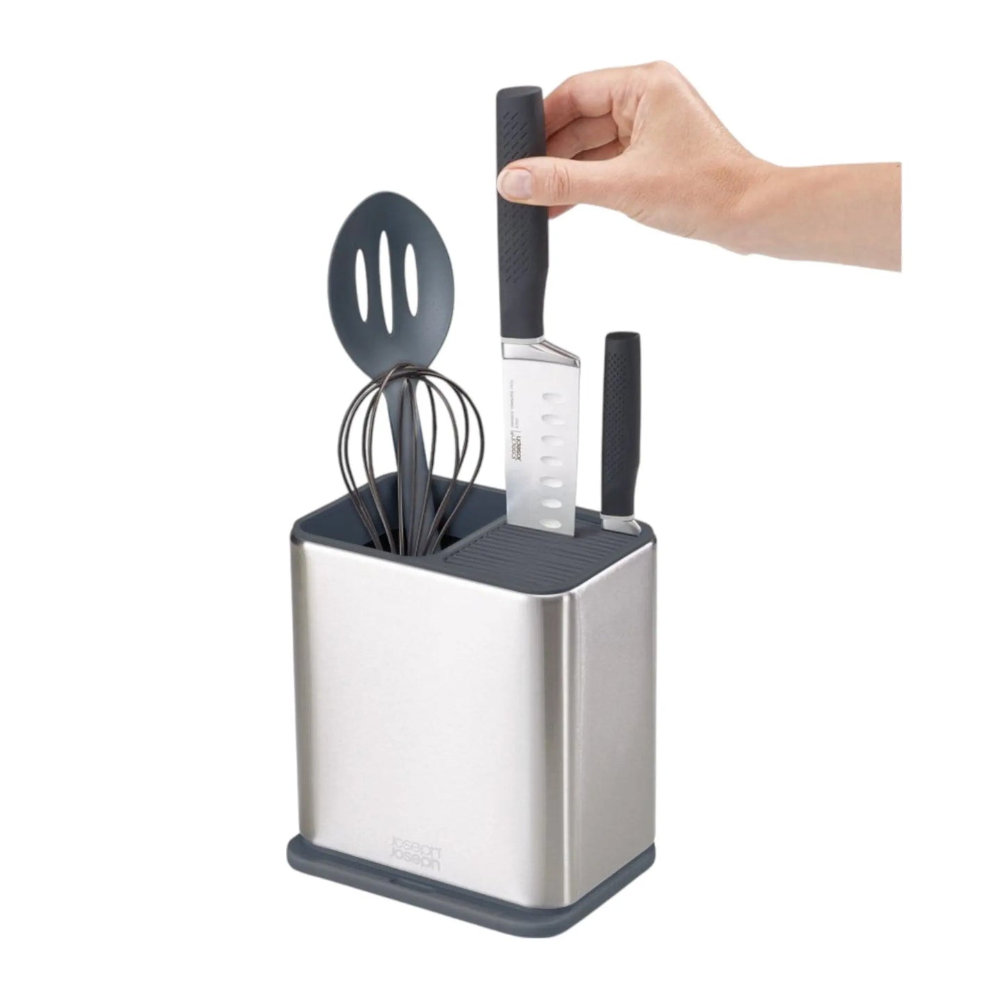 Joseph Joseph 85114 Surface™ - Messer- und Abtropfschale für Besteck aus Edelstahl VE 2