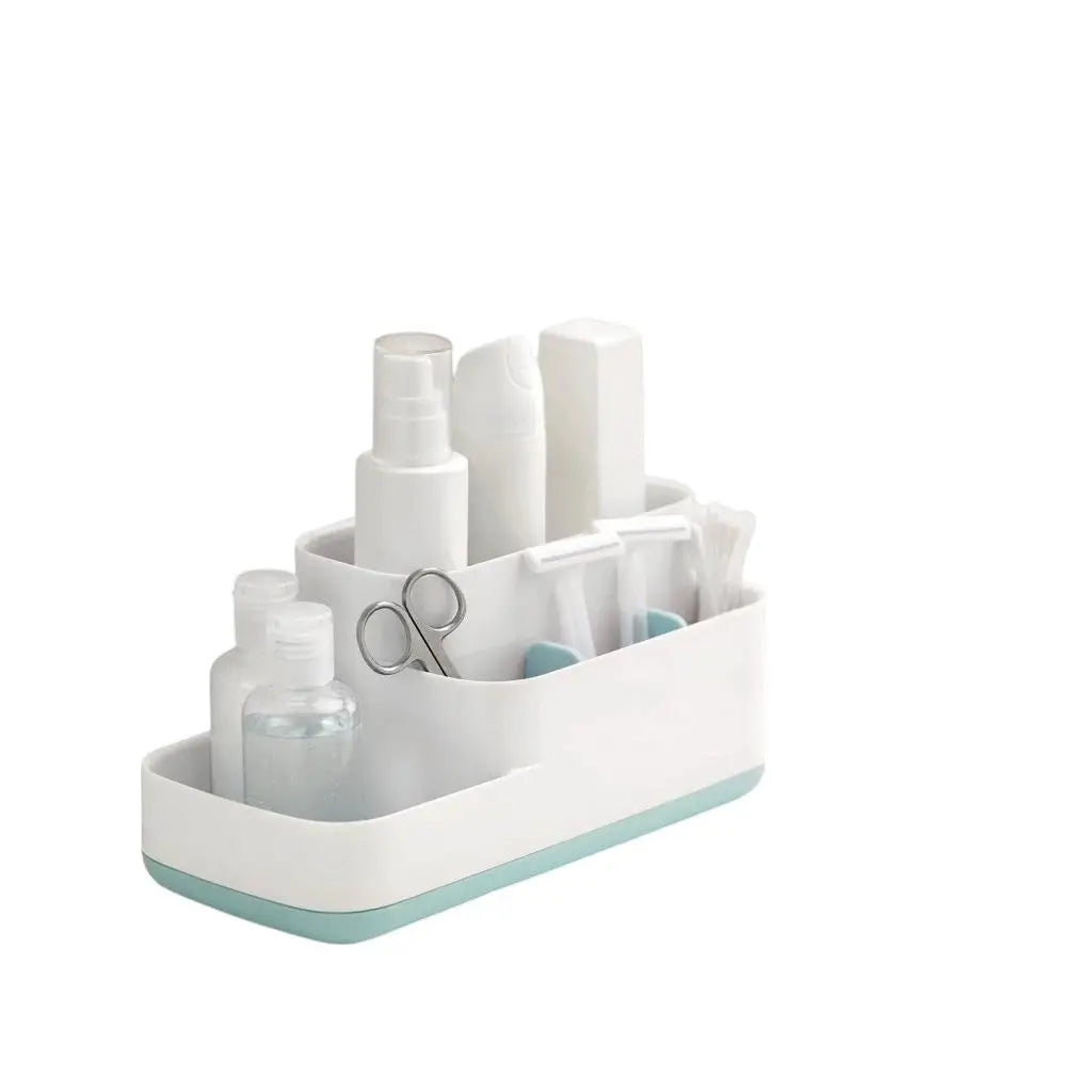 Joseph Joseph 70504 Easy-Store™ - Badezimmer-Caddy - Weiß/Blau VE 4
