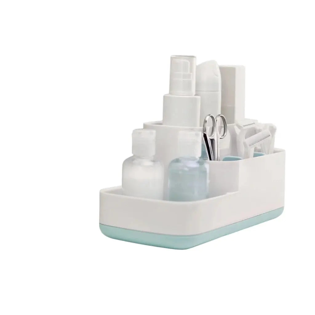 Joseph Joseph 70504 Easy-Store™ - Badezimmer-Caddy - Weiß/Blau VE 4