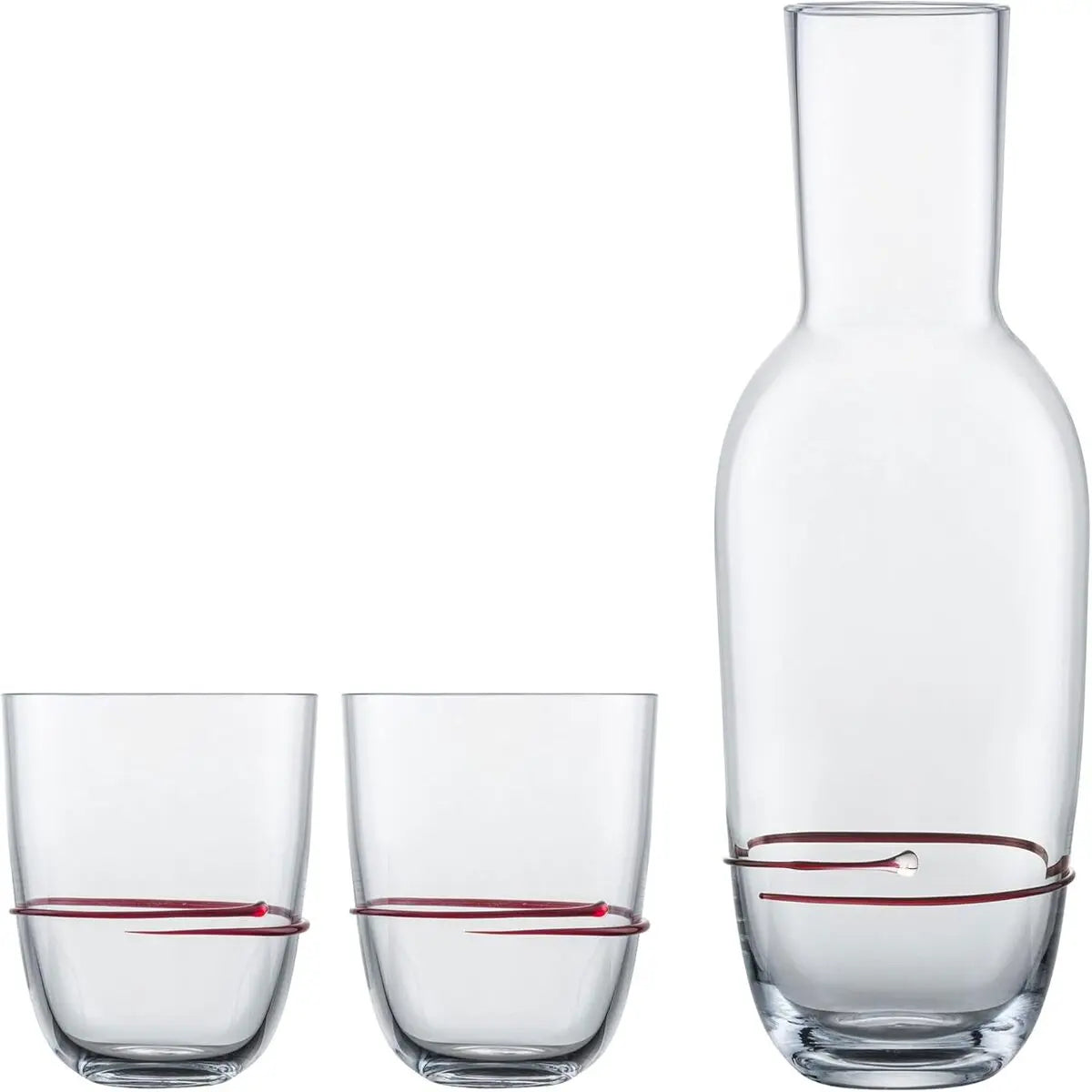 Zwiesel Glas Handmade Aura (Sets) 121692 Carafe + 2 Tumblers red-Smeg Point - Online Handel