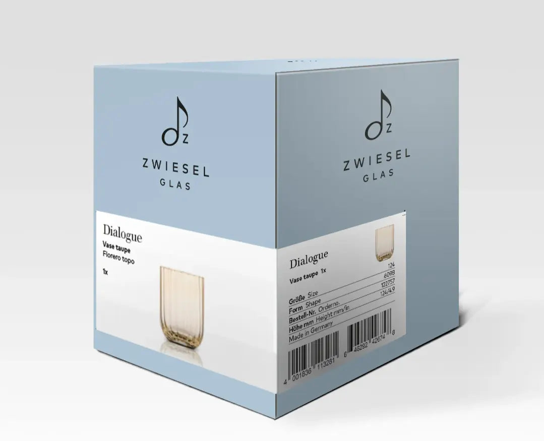Zwiesel Glas Dialogue 122757 Vase taupe-Smeg Point - Online Handel