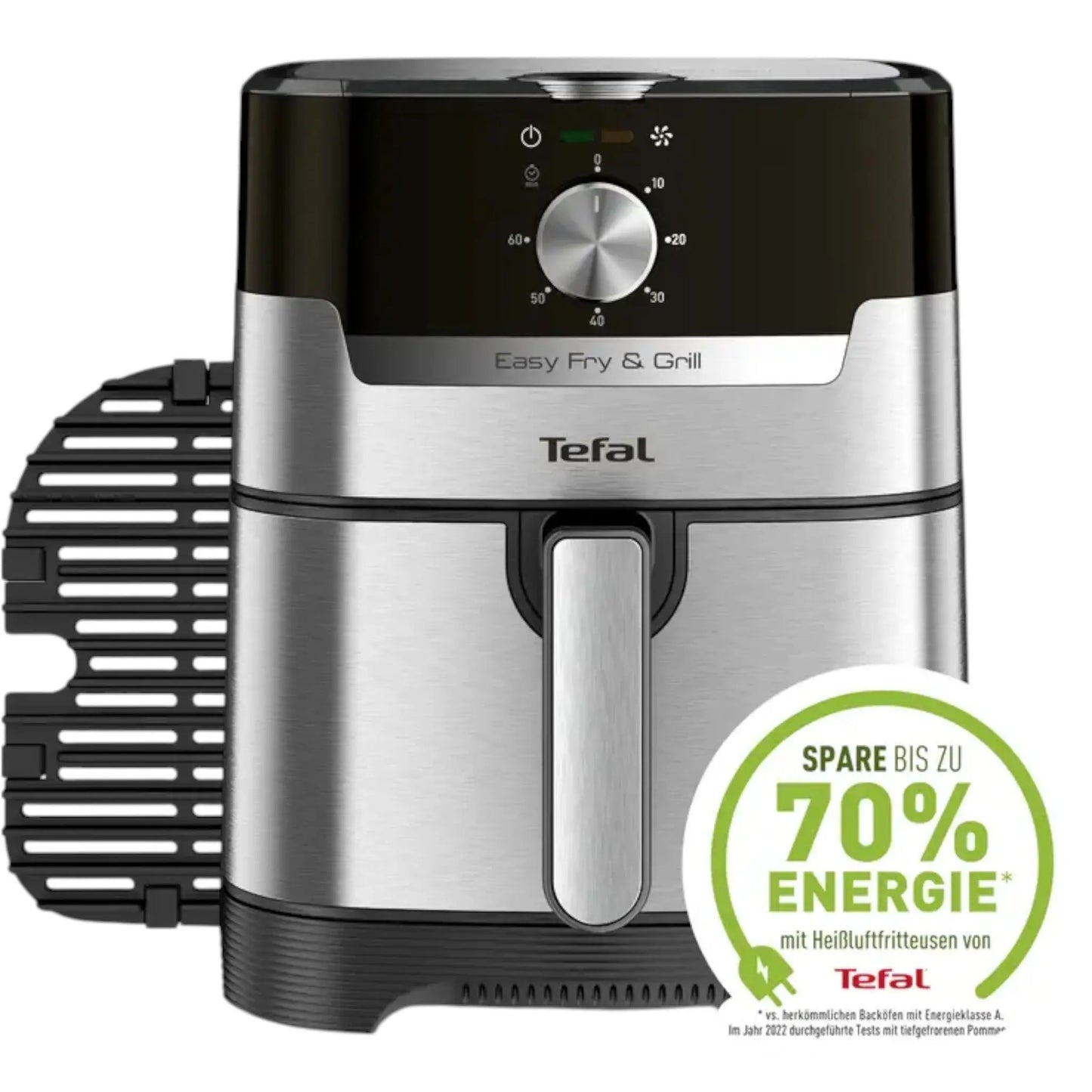 TEFAL EY501D EASY FRY & GRILL XL CLASSIC+ EDELSTAHL