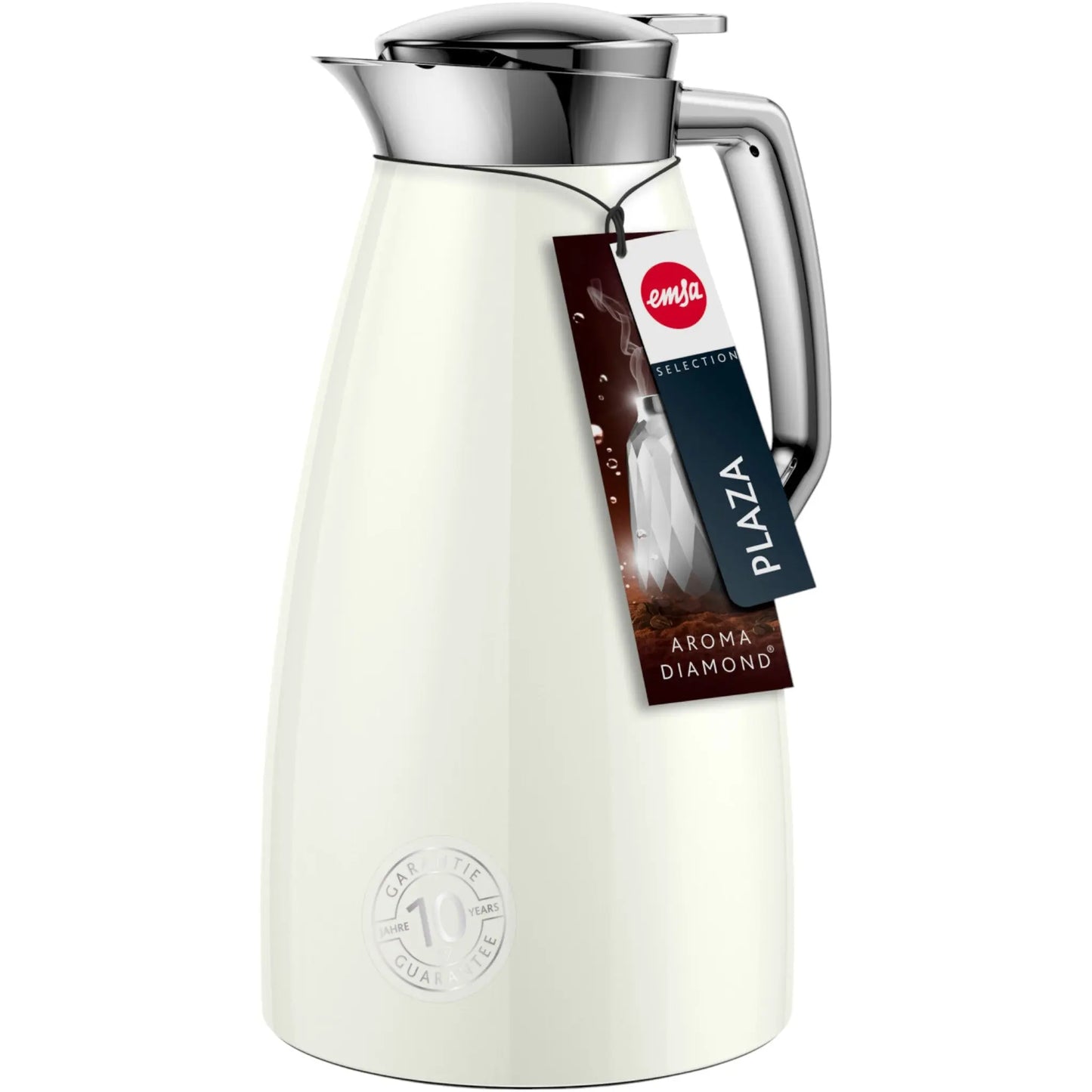 Emsa PLAZA Isolierkanne Quick Tip, Eis, 1,0 L