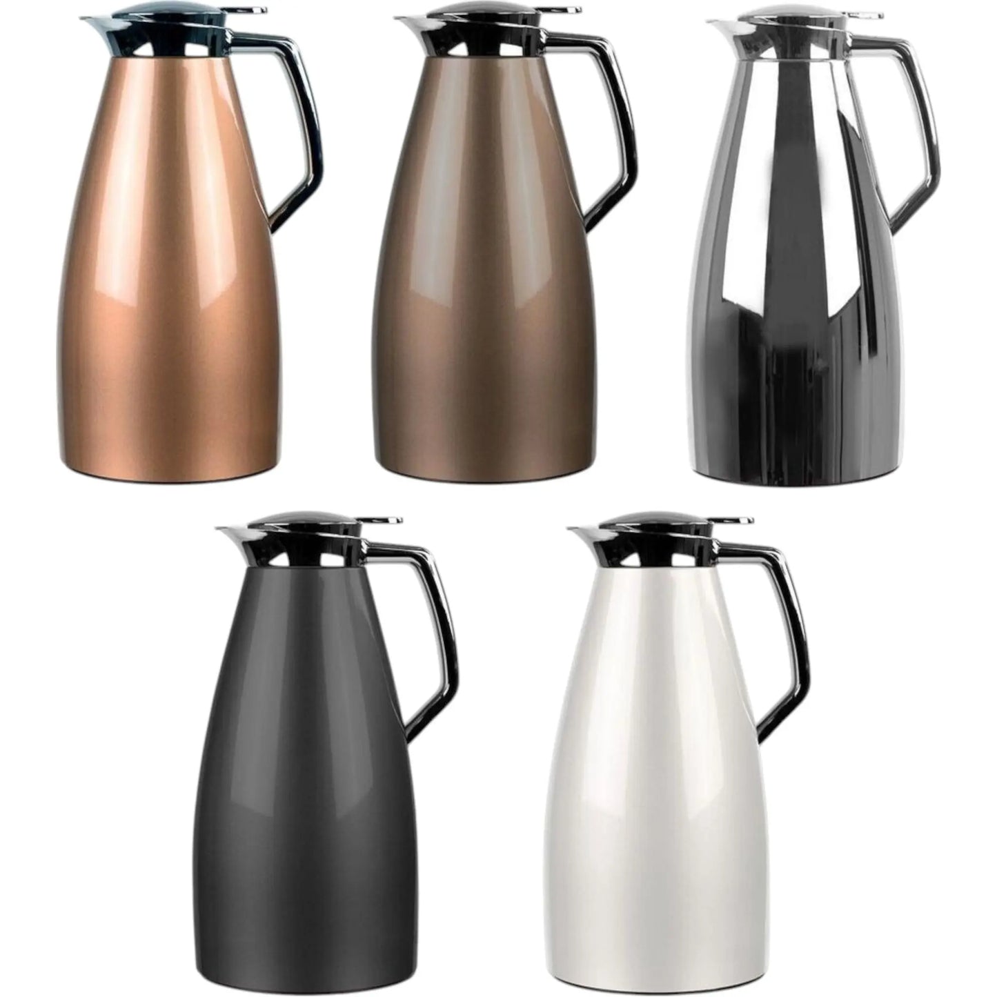 Emsa PLAZA Isolierkanne Quick Tip, Eis, 1,0 L