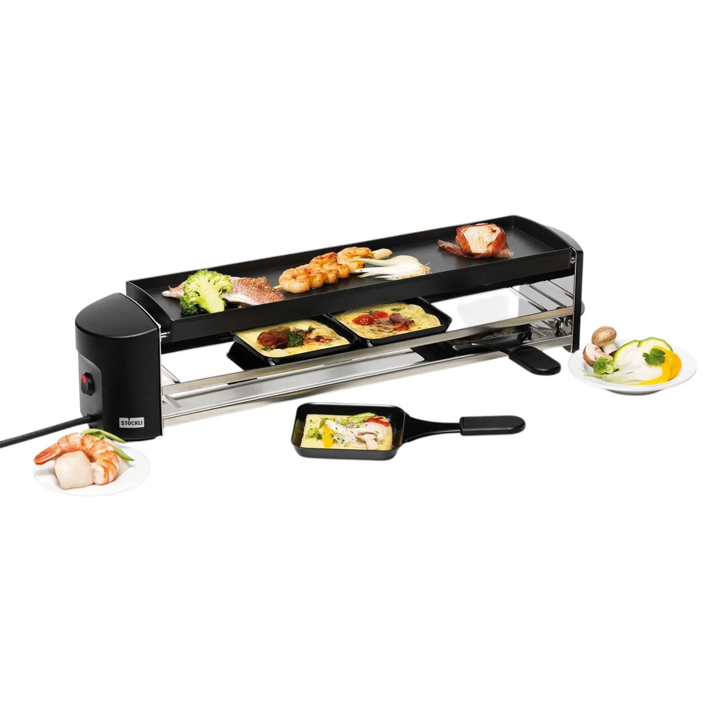 Stöckli Cheeseboard Raclette anthrazit
