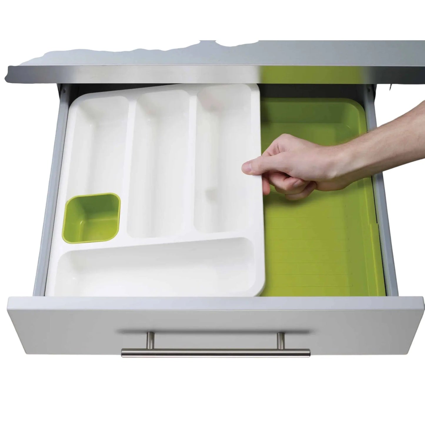 Joseph Joseph 85042 DrawerStore - Schubladen Besteckeinsatz -Dunkelgrau/Grau (85042)