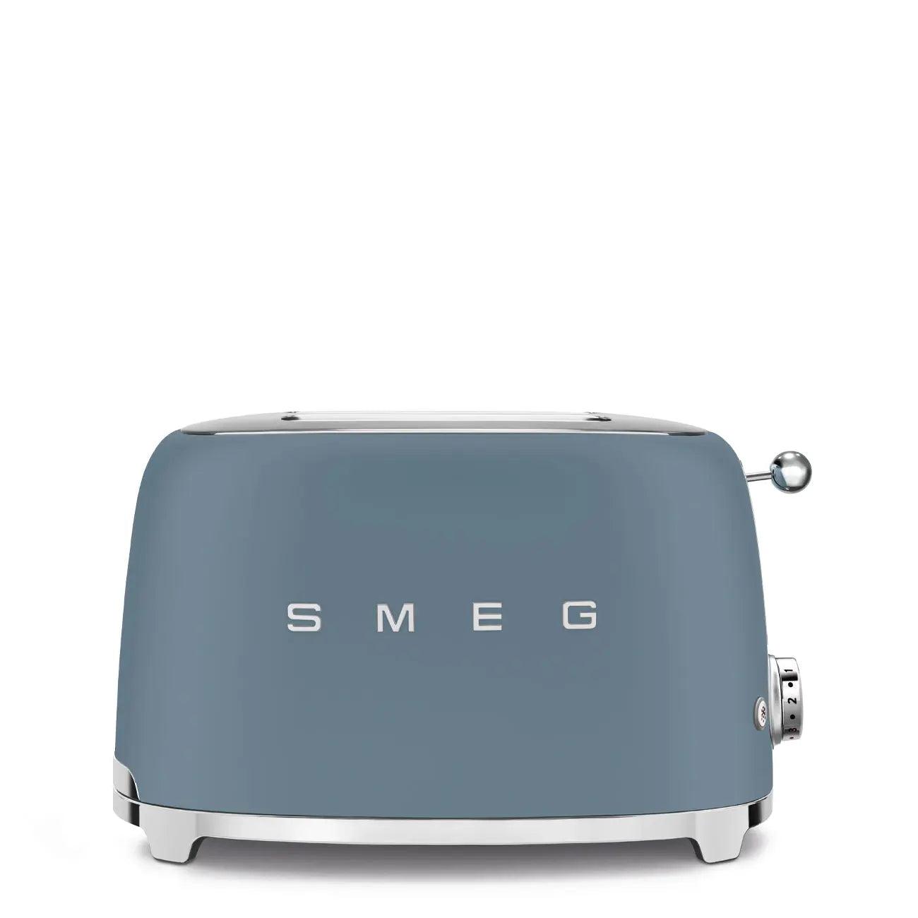Smeg 2-Schlitz-Toaster, kompakt, Storm Blue, TSF01SBMEU-Smeg Point - Online Handel