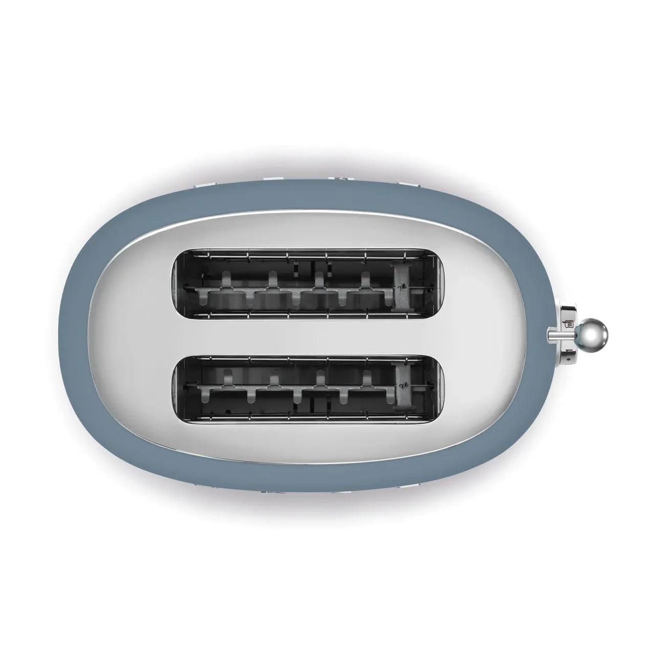 Smeg 2-Schlitz-Toaster, kompakt, Storm Blue, TSF01SBMEU-Smeg Point - Online Handel
