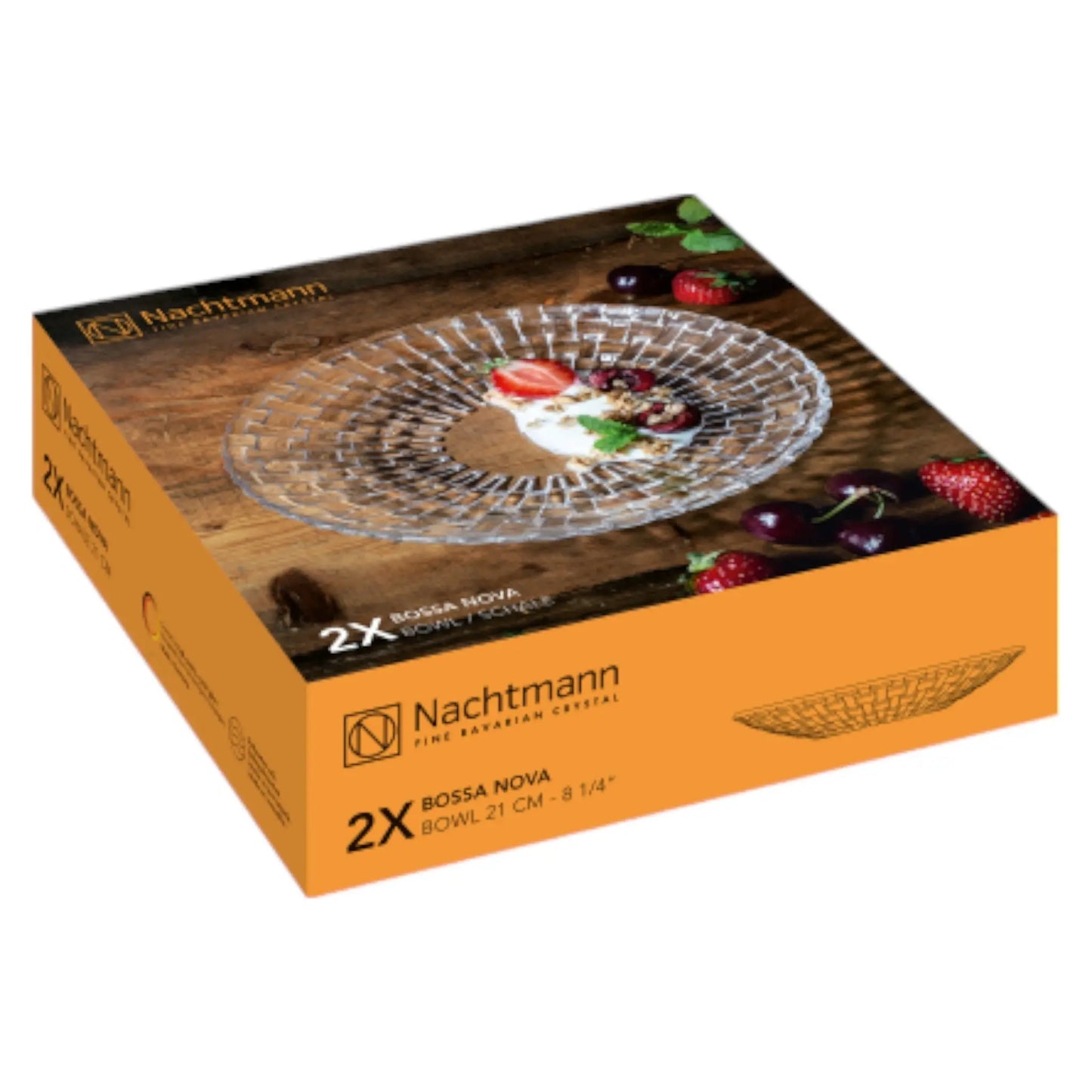 Nachtmann Bossa Nova 99681 SCHALE 21 CM SET/2