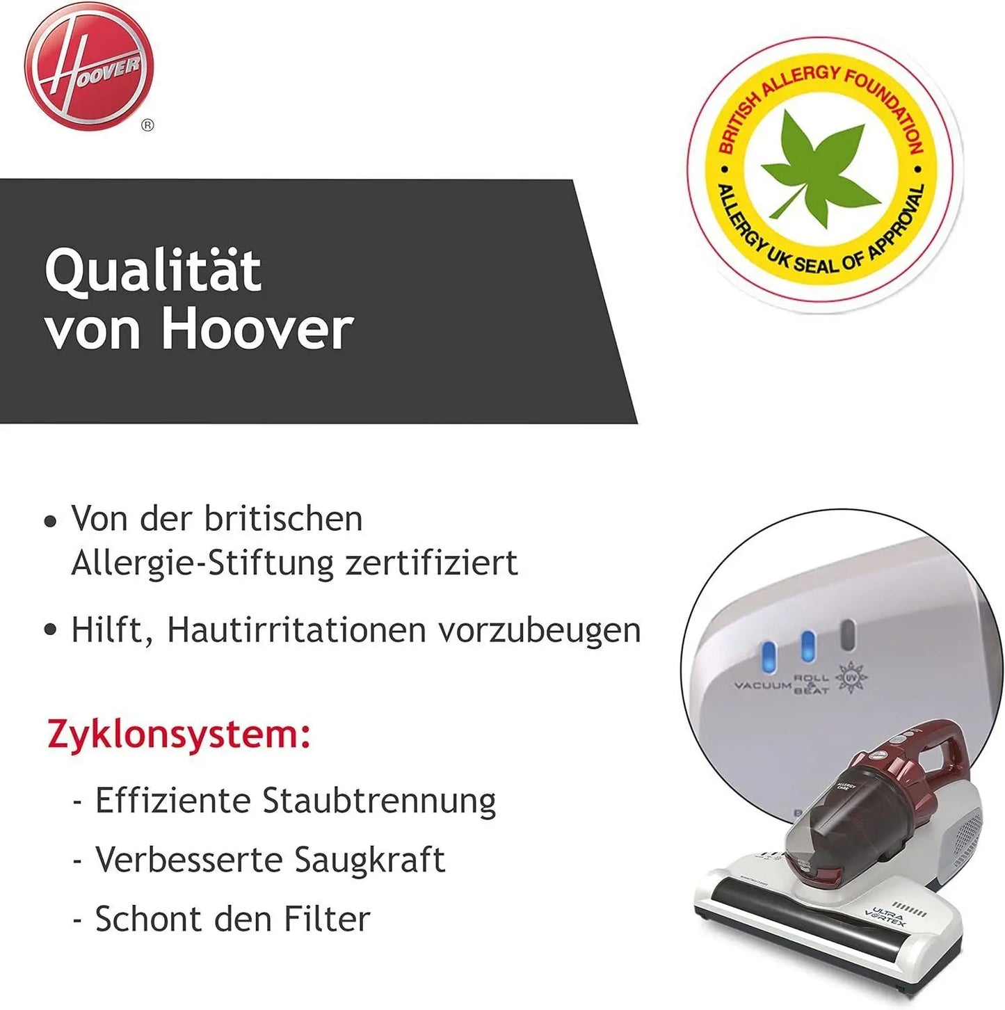 Hoover Ultra Vortex Milbensauger - Smeg-Point