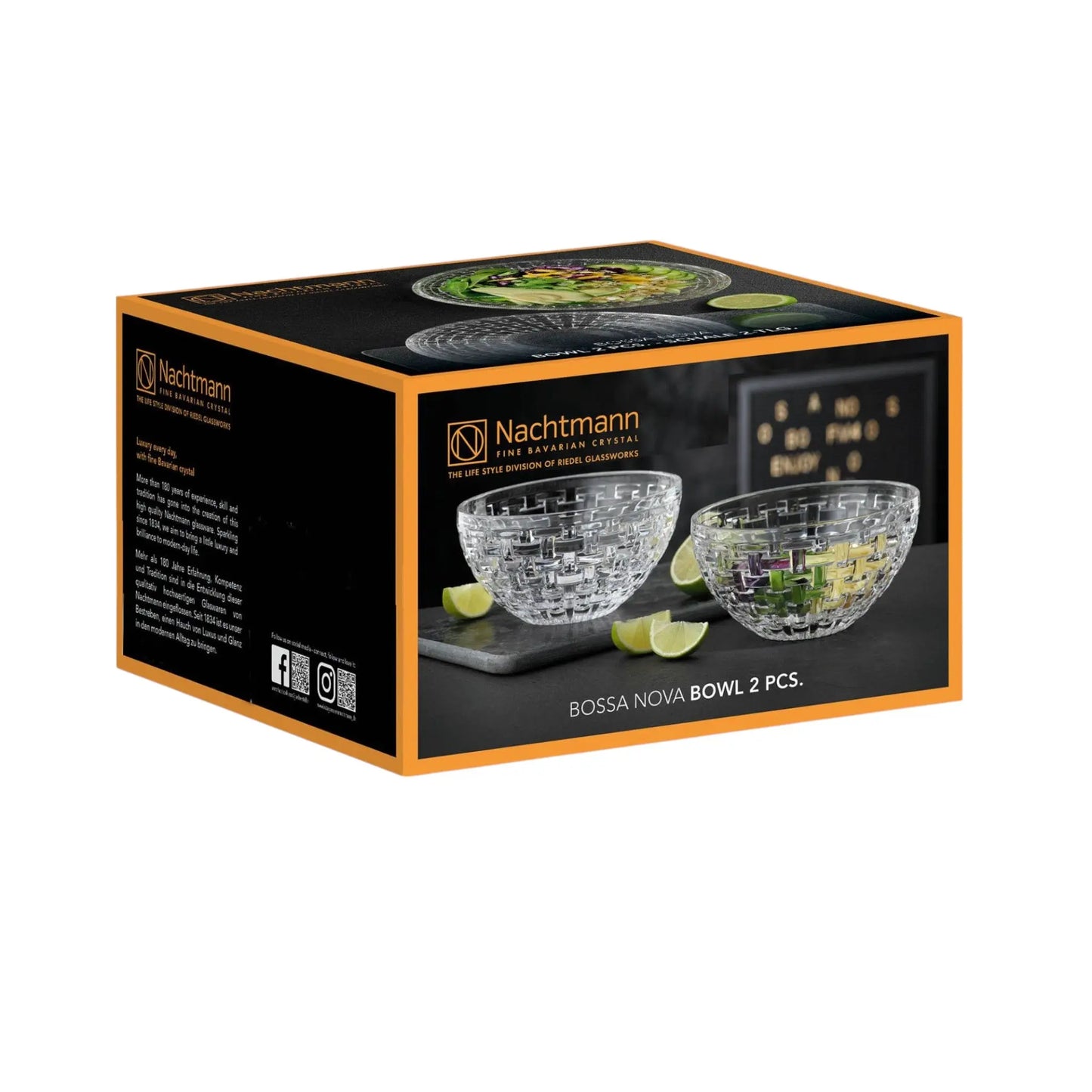 Nachtmann Bossa Nova 103292 SCHALE 18 CM SET/2