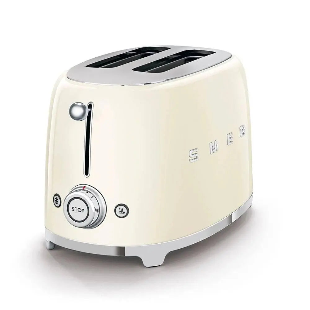 TSF01CREU Toaster - kompakter 2-Schlitz-Toaster Creme - Smeg Point - Online Handel