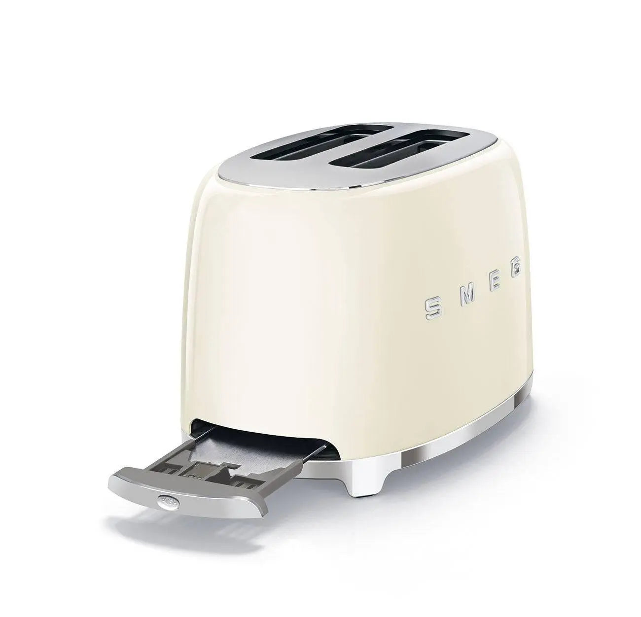 TSF01CREU Toaster - kompakter 2-Schlitz-Toaster Creme - Smeg Point - Online Handel