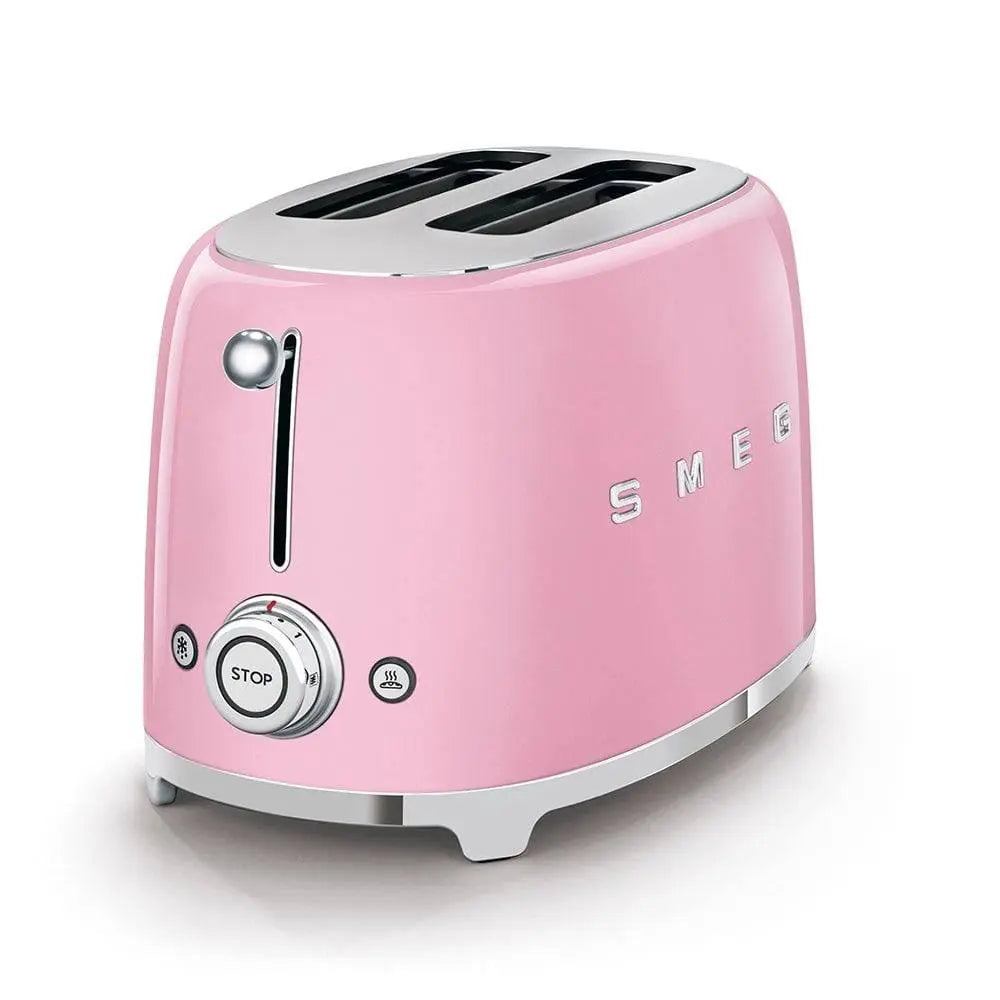 TSF01PKEU Toaster - kompakter 2-Schlitz-Toaster Pink - Smeg Point - Online Handel
