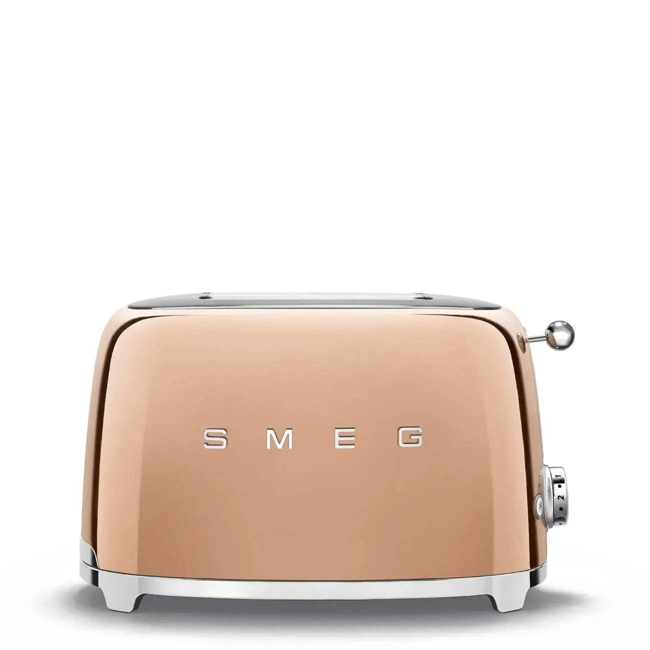 TSF01RGEU Toaster - kompakter 2-Schlitz-Toaster Rosegold - Smeg Point - Online Handel