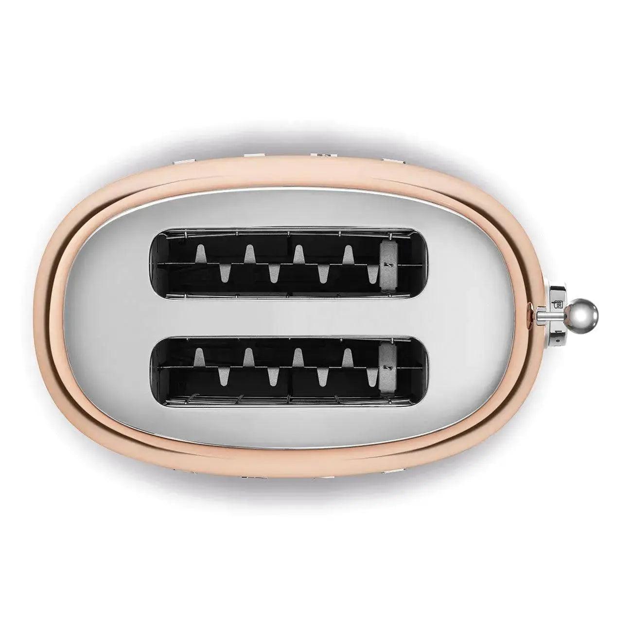 TSF01RGEU Toaster - kompakter 2-Schlitz-Toaster Rosegold - Smeg Point - Online Handel