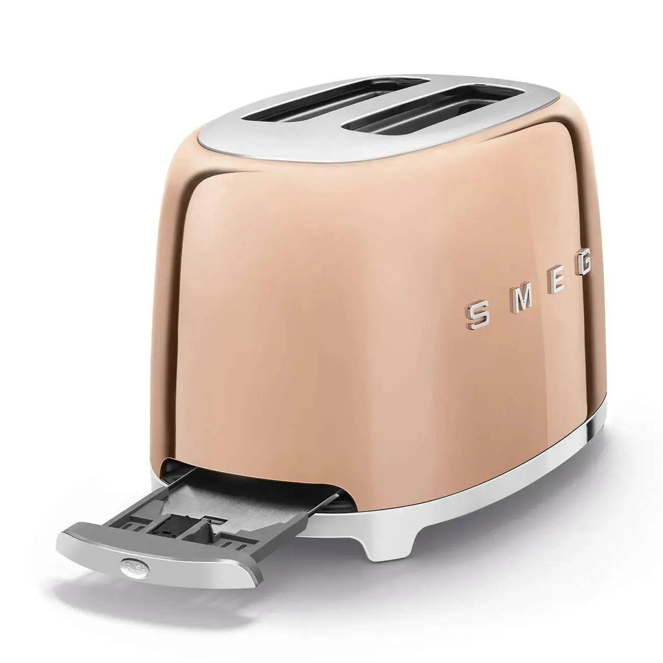 TSF01RGEU Toaster - kompakter 2-Schlitz-Toaster Rosegold - Smeg Point - Online Handel