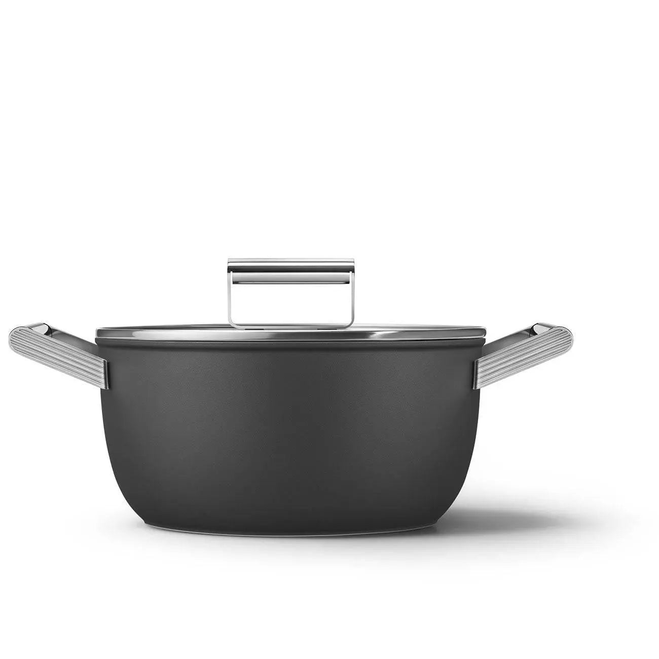CKFC2411BLM Schmortopf 24cm Schwarz - Smeg Point - Online Handel