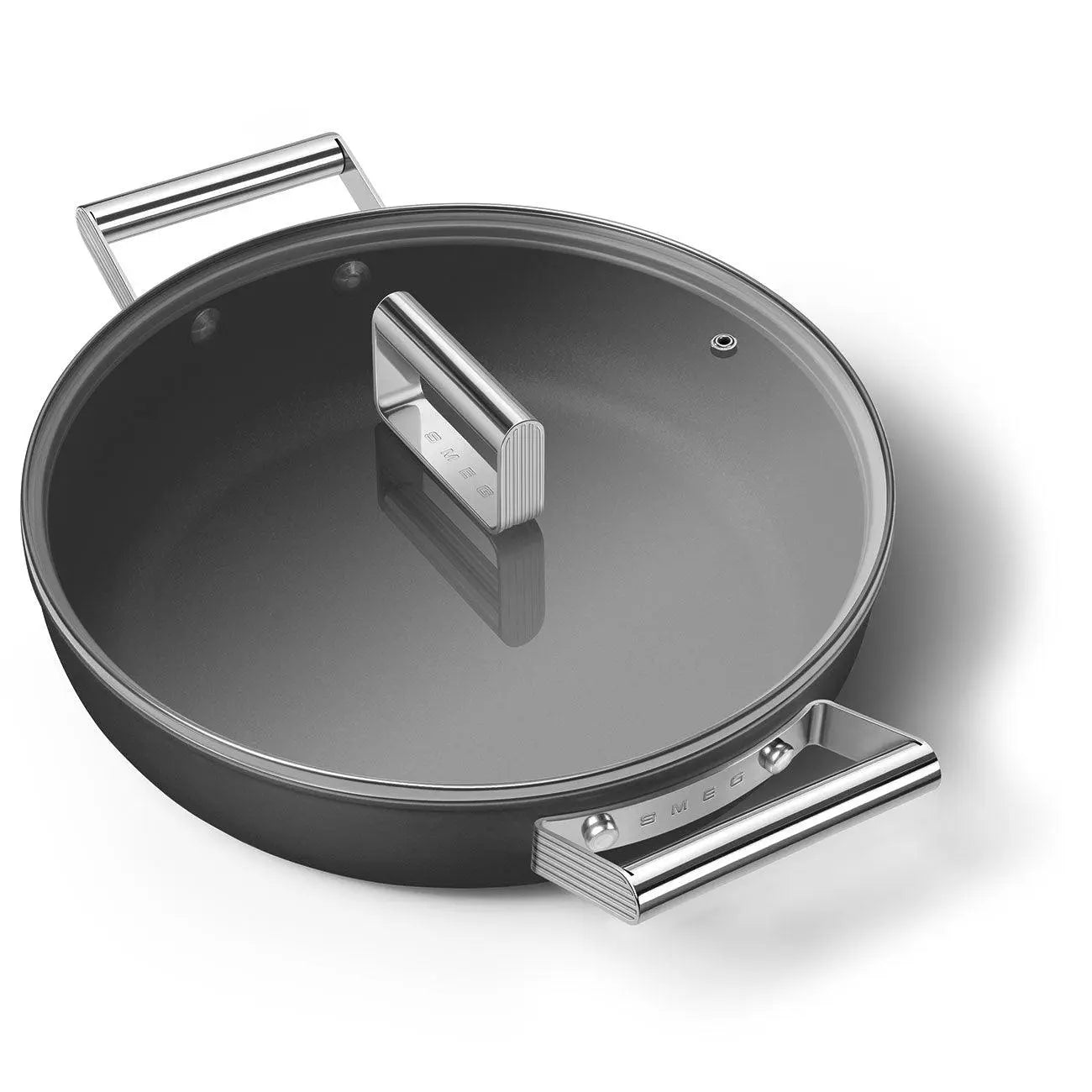 CKFD2811BLM Tiefe Pfanne 28cm Schwarz - Smeg Point - Online Handel
