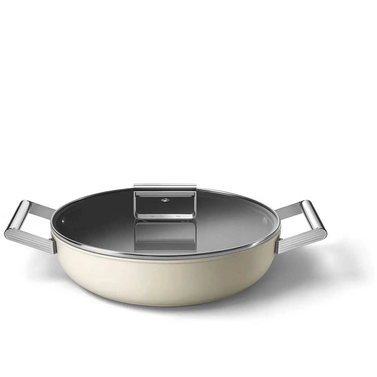 CKFD2811CRM Tiefe Pfanne 28cm Creme - Smeg Point - Online Handel