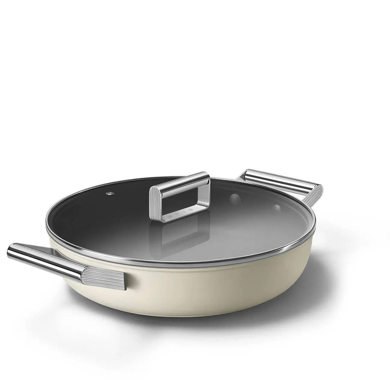 CKFD2811CRM Tiefe Pfanne 28cm Creme - Smeg Point - Online Handel