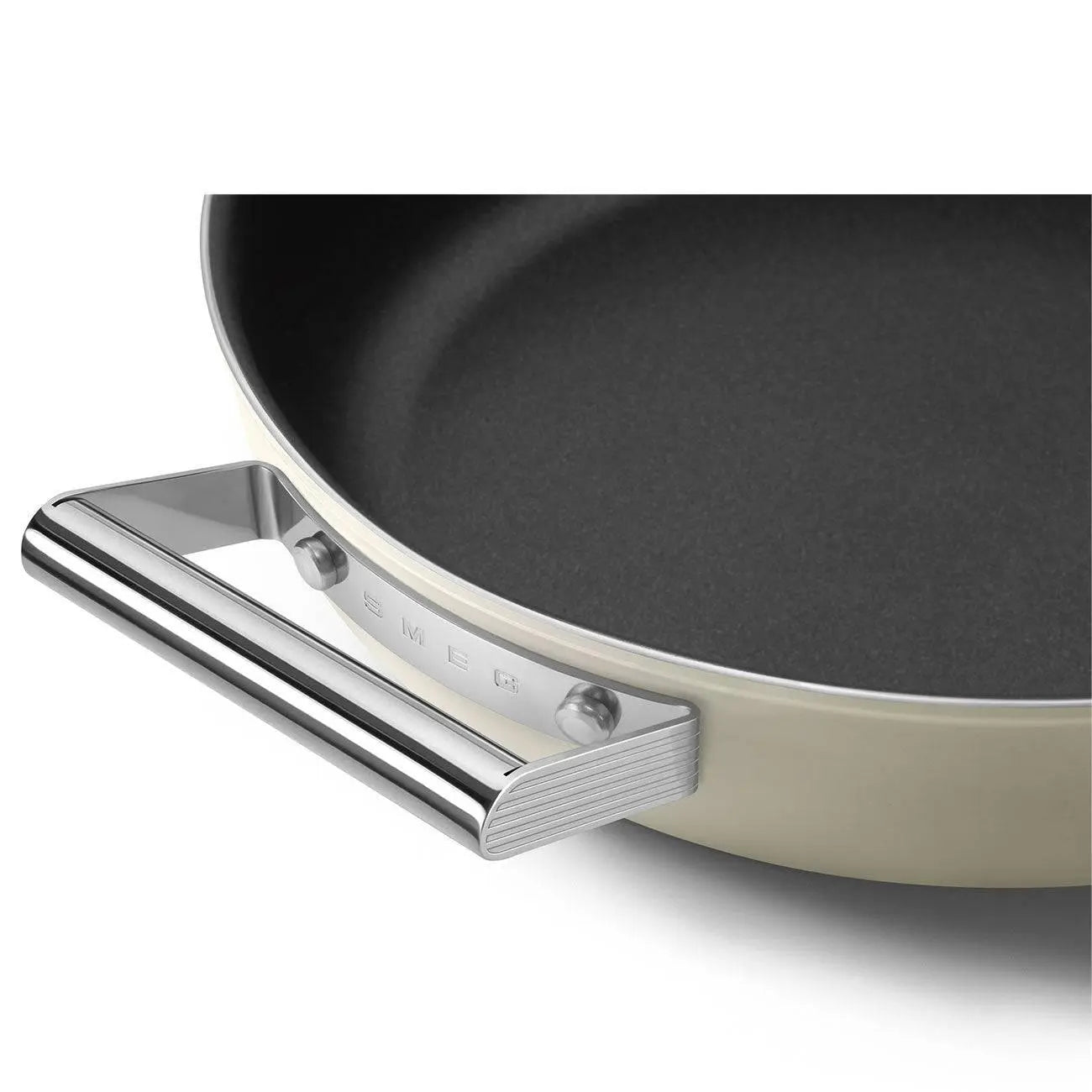 CKFD2811CRM Tiefe Pfanne 28cm Creme - Smeg Point - Online Handel