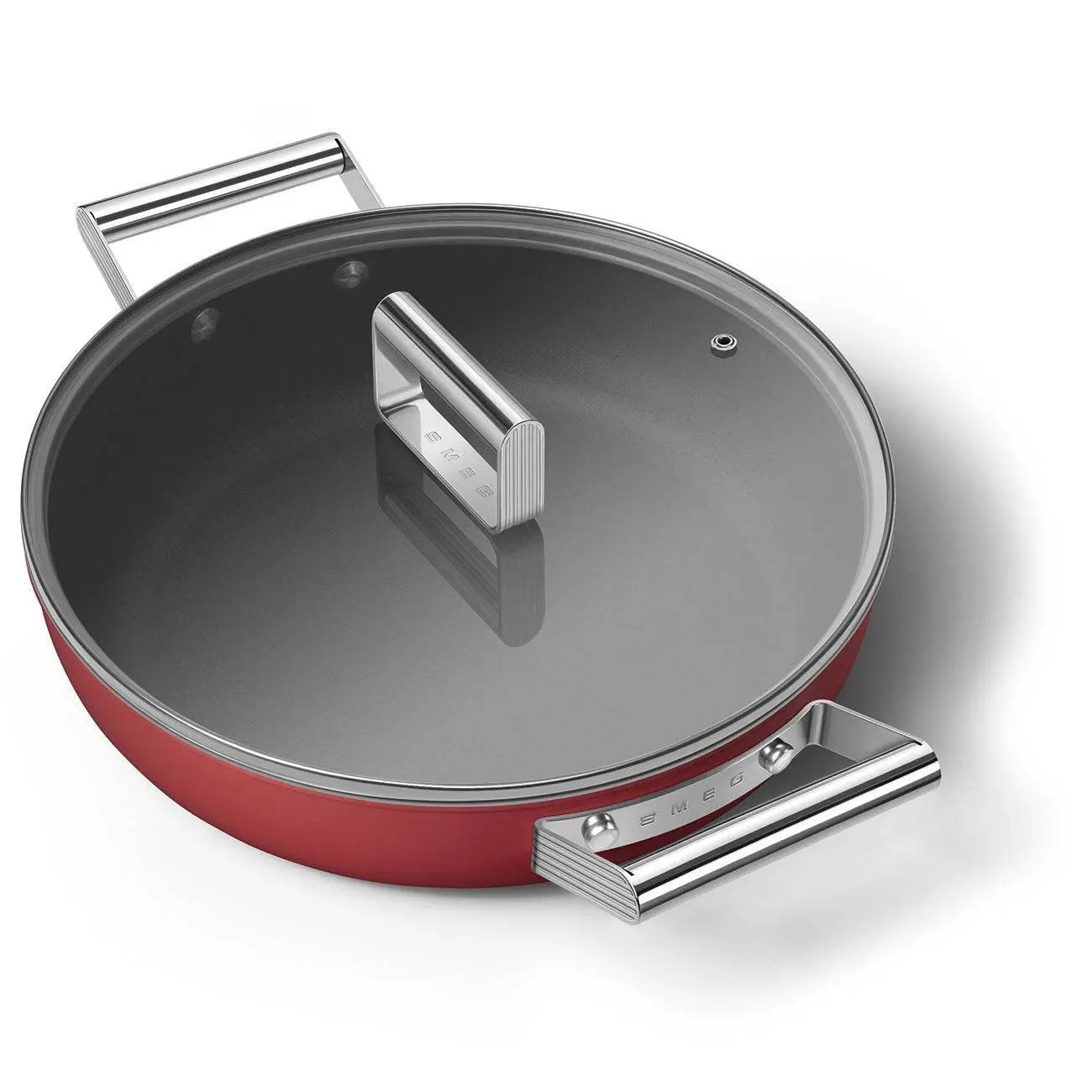 CKFD2811RDM Tiefe Pfanne Rot 28cm - Smeg Point - Online Handel