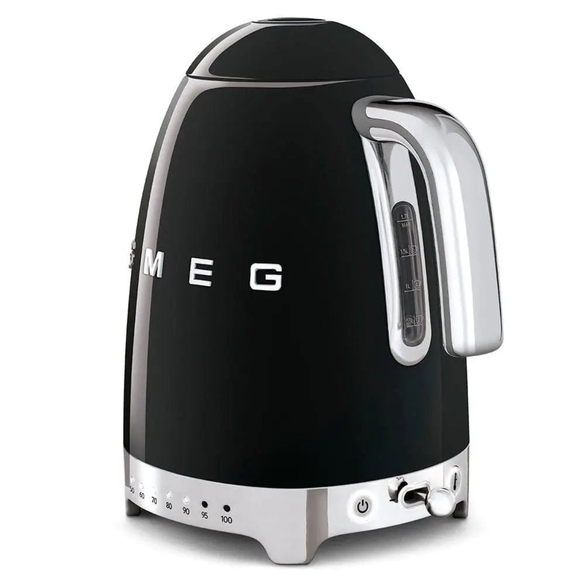 KLF04BLEU Wasserkocher Schwarz Temperaturgeregelt 1,7 Liter - Smeg Point - Online Handel