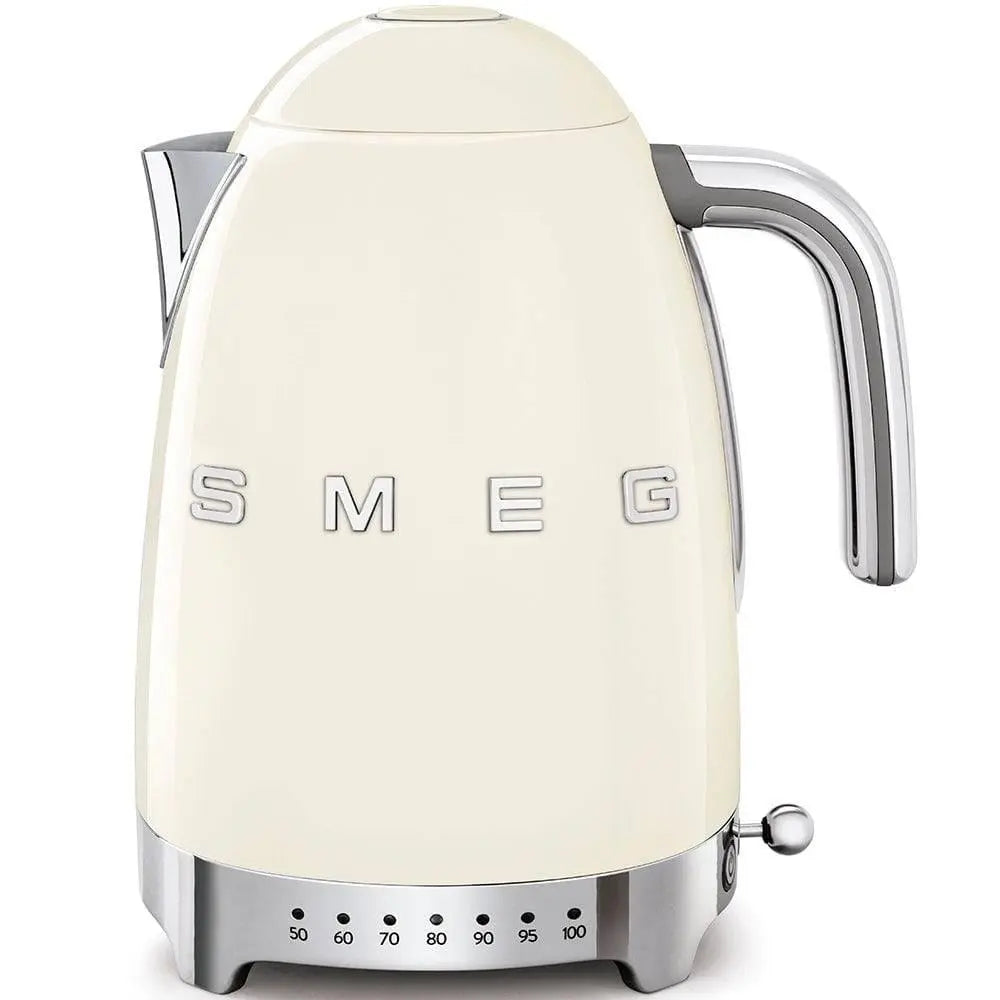KLF04CREU Wasserkocher Creme Temperaturgeregelt 1,7 Liter - Smeg Point - Online Handel