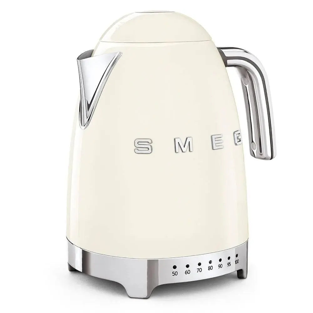 KLF04CREU Wasserkocher Creme Temperaturgeregelt 1,7 Liter - Smeg Point - Online Handel