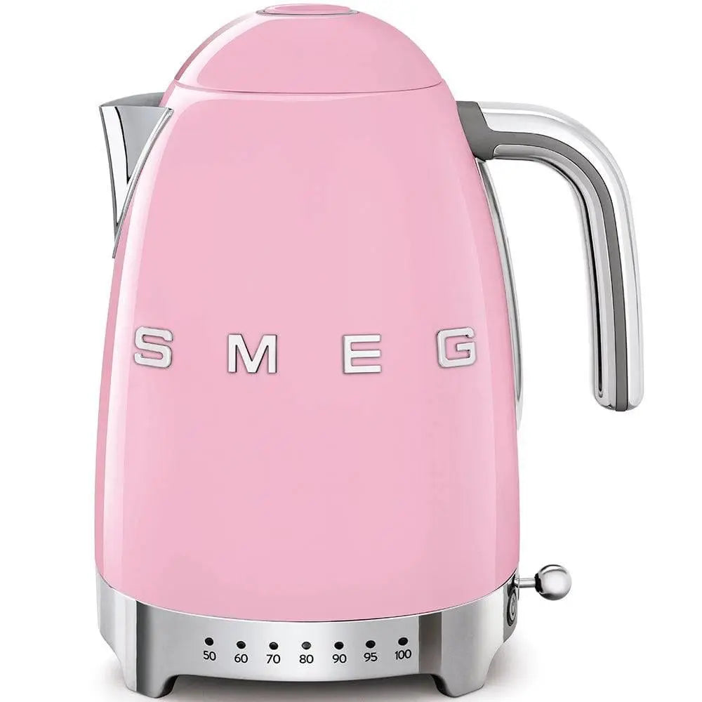 KLF04PKEU Wasserkocher Pink Temperaturgeregelt 1,7 Liter - Smeg Point - Online Handel