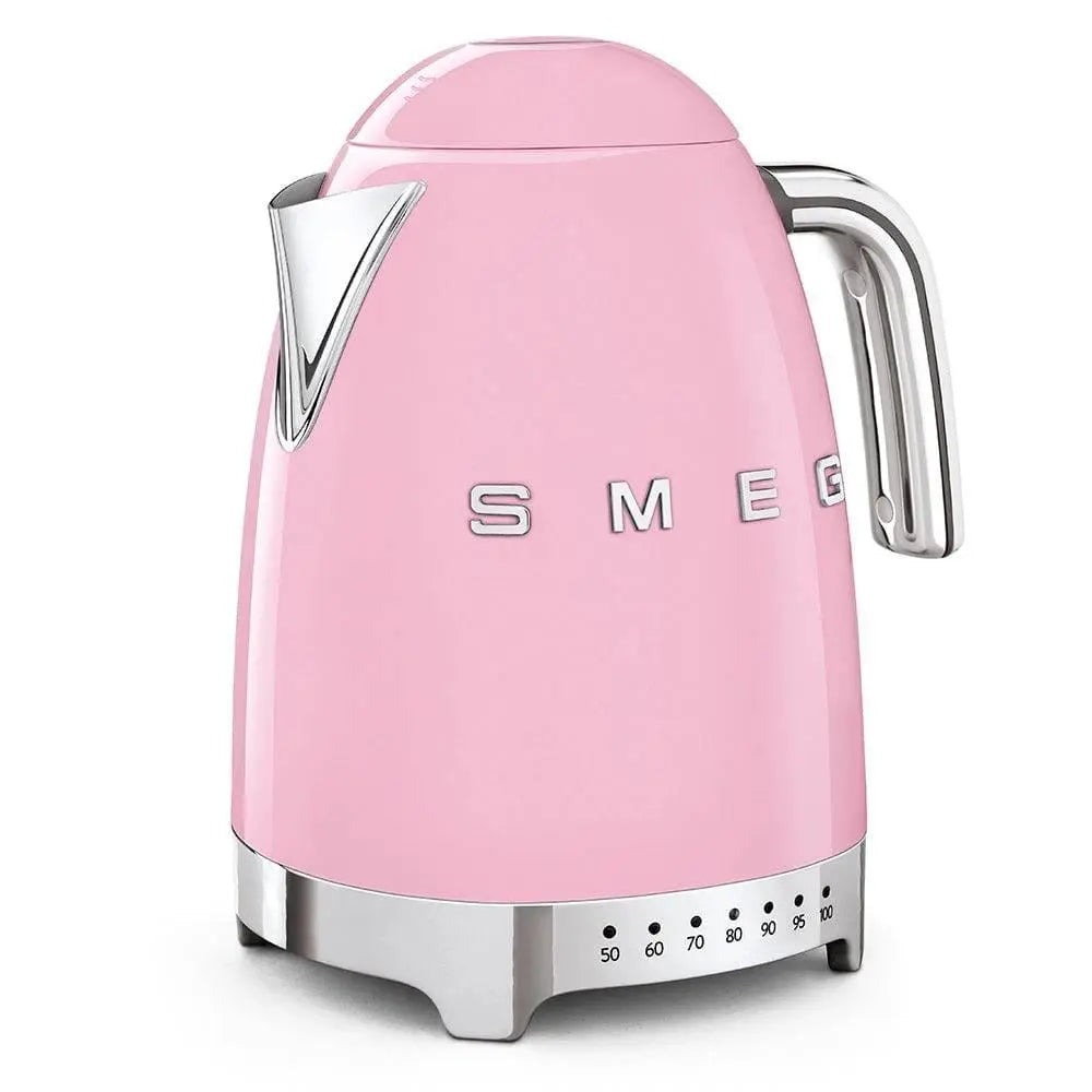 KLF04PKEU Wasserkocher Pink Temperaturgeregelt 1,7 Liter - Smeg Point - Online Handel