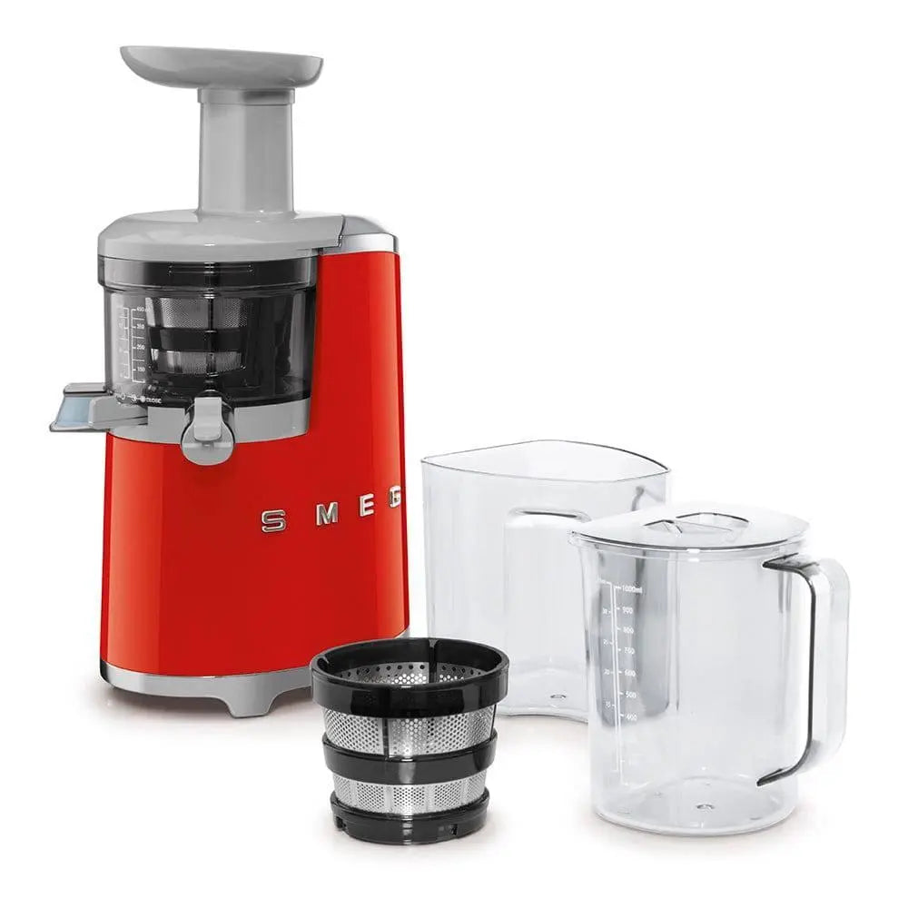 SJF01RDEU Slow Juicer-Entsafter Rot - Smeg Point - Online Handel