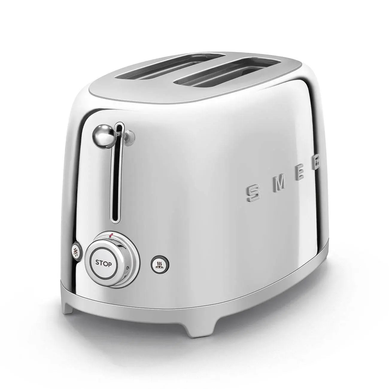 TSF01SSEU Toaster - kompakter 2-Schlitz-Toaster Steel - Smeg Point - Online Handel