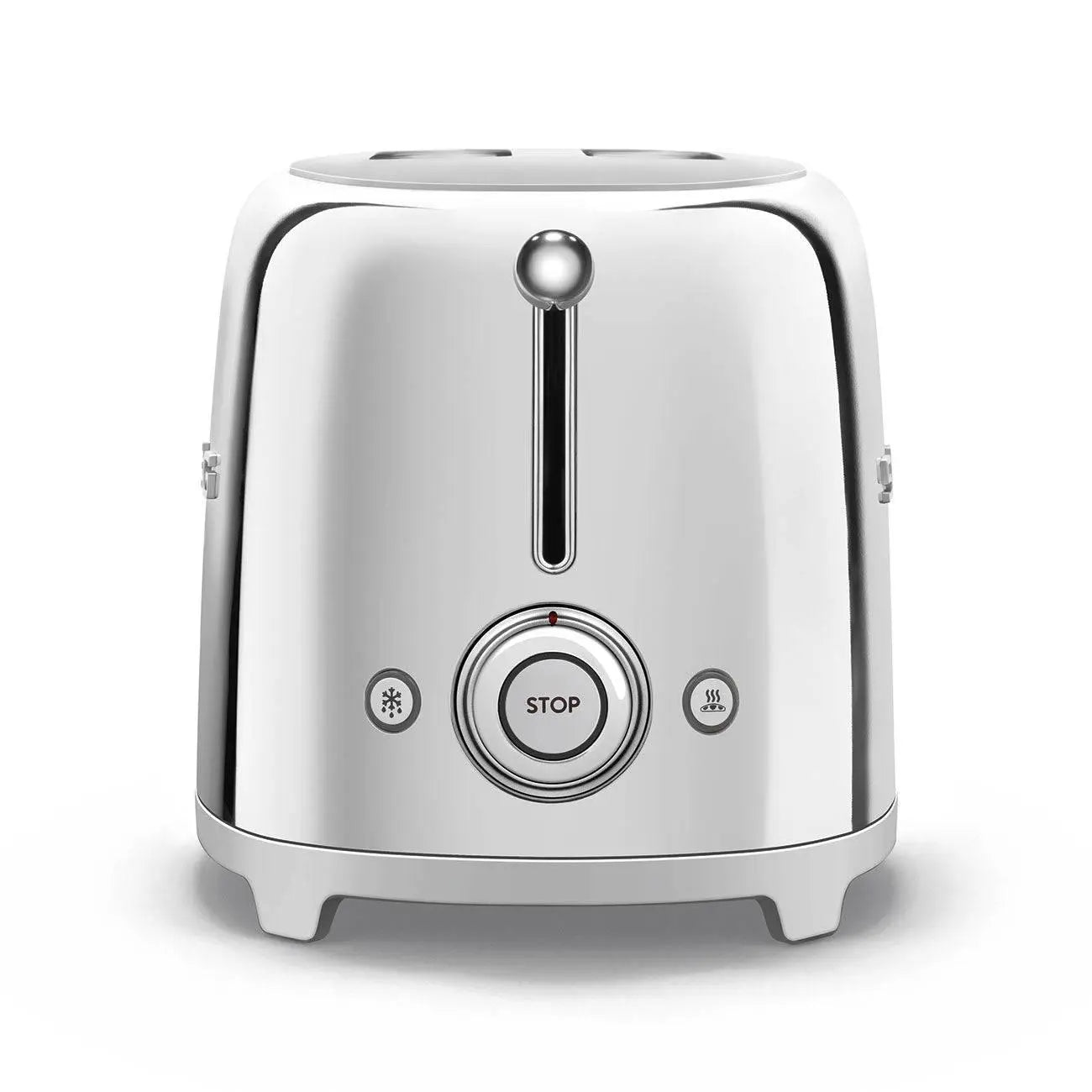 TSF01SSEU Toaster - kompakter 2-Schlitz-Toaster Steel - Smeg Point - Online Handel