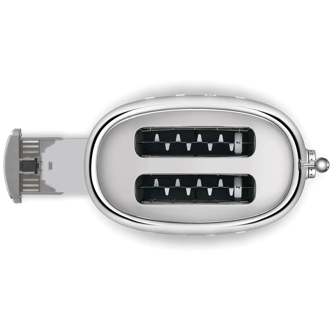 TSF01SSEU Toaster - kompakter 2-Schlitz-Toaster Steel - Smeg Point - Online Handel