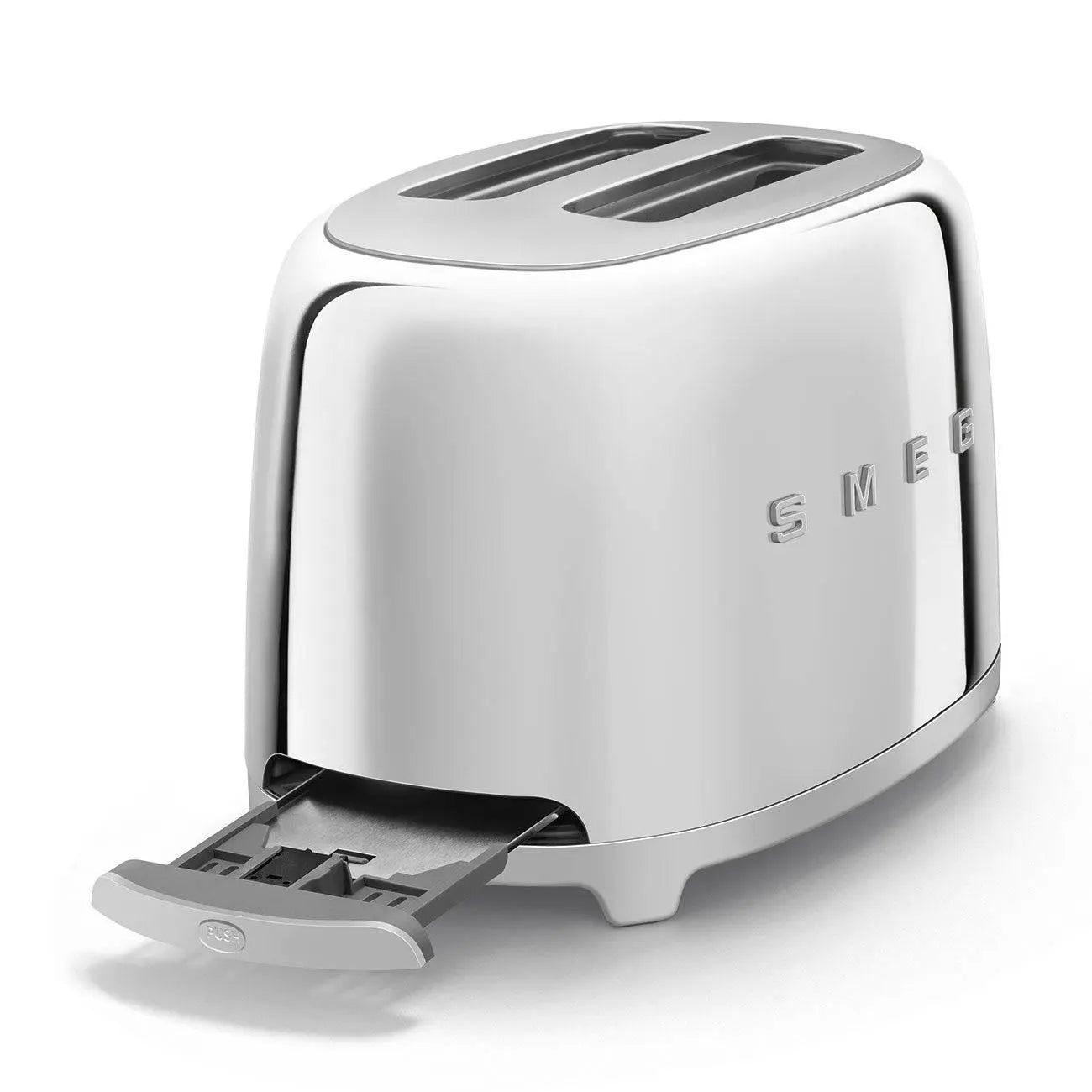 TSF01SSEU Toaster - kompakter 2-Schlitz-Toaster Steel - Smeg Point - Online Handel