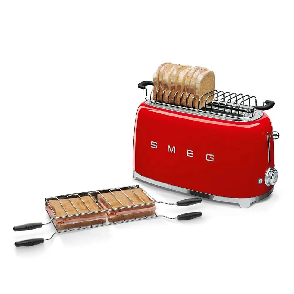TSF02RDEU Toaster - 4 Scheiben Toaster Rot - Smeg Point - Online Handel