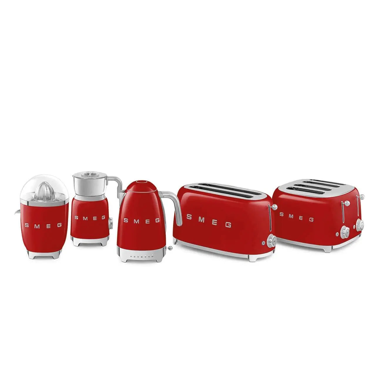 TSF02RDEU Toaster - 4 Scheiben Toaster Rot - Smeg Point - Online Handel