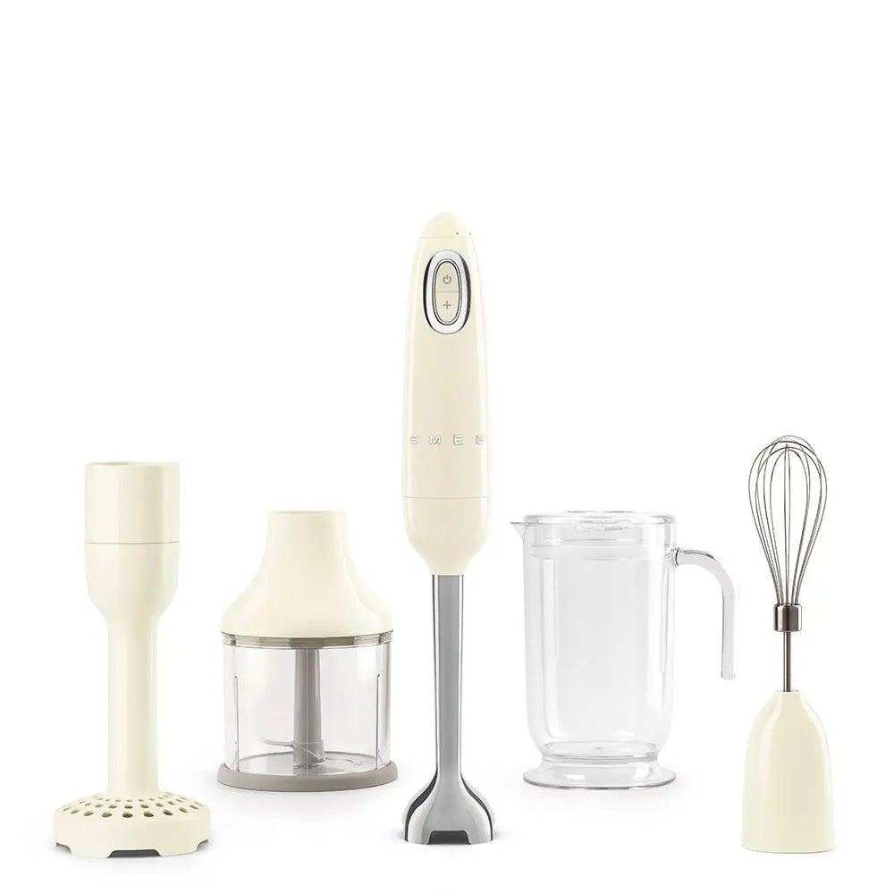 HBF22CREU Stabmixer Set mit Zubehör Creme - Smeg Point - Online Handel