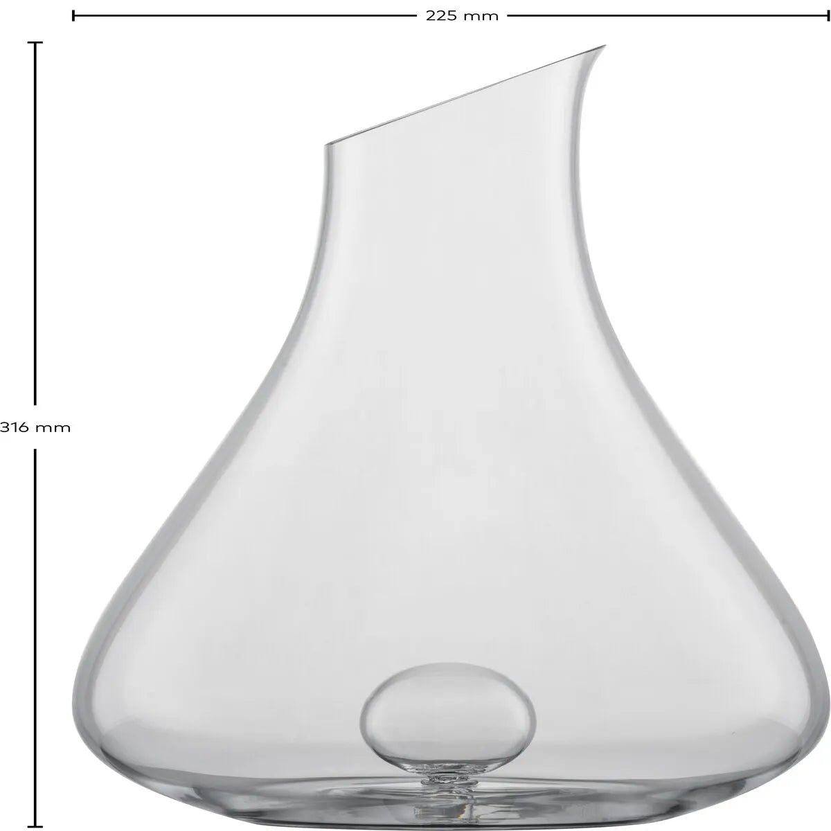 Zwiesel Glas 122190 AIR SENSE - Design by Bernadotte & Kylberg Dekanter, Glas, 1500 milliliters-Smeg Point - Online Handel