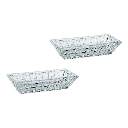 Nachtmann Bossa Nova 97783 SCHALE RECHTECKIG 17 CM SET/2