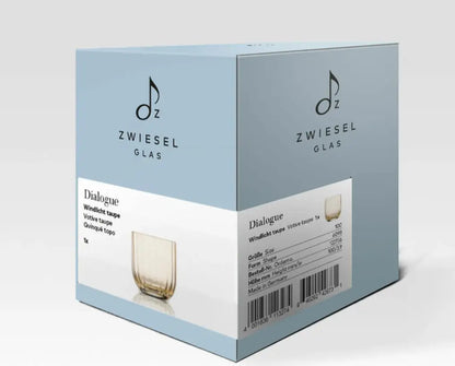 Zwiesel Glas Dialogue 122756 Votive taupe-Smeg Point - Online Handel