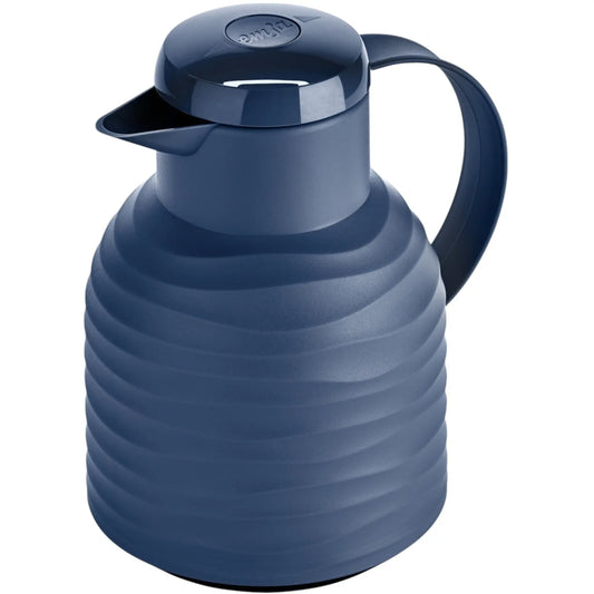 Emsa SAMBA WAVE Isolierkanne QP, 1,0L, Quick Press Navy
