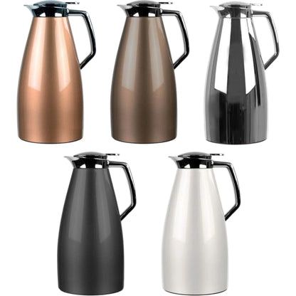 Emsa PLAZA Isolierkanne Quick Tip, Eis, 1,0 L