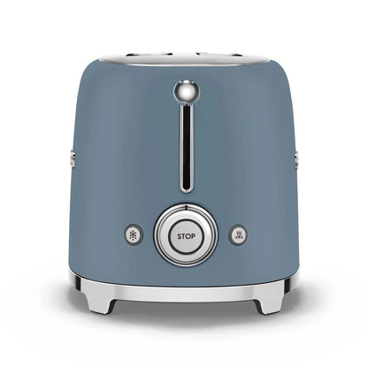 Smeg 2-Schlitz-Toaster, kompakt, Storm Blue, TSF01SBMEU-Smeg Point - Online Handel